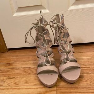 Public Desire Nude High Heels